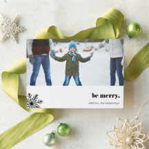 Beメリー |ホリモダンデーフォトカード