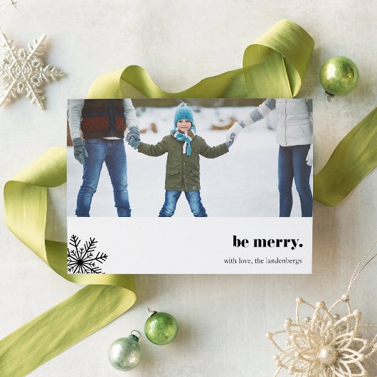 Beメリー |ホリモダンデーフォトカード シーズンカード