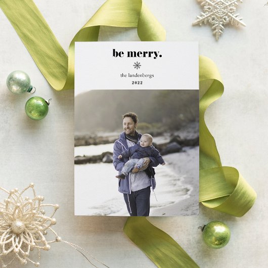 Beメリー |ホリモダンデーフォトカード シーズンカード