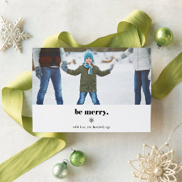 Beメリー |ホリモダンデーフォトカード シーズンカード