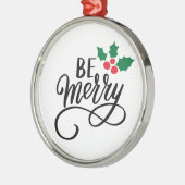 Beメリー メタルオーナメント (左)