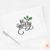 Beメリー 楕円形シール (封筒)