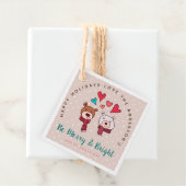 Beメリー and Bright Cute Wild BEARS冬の休日 フェイバータグ (インサイチュ)