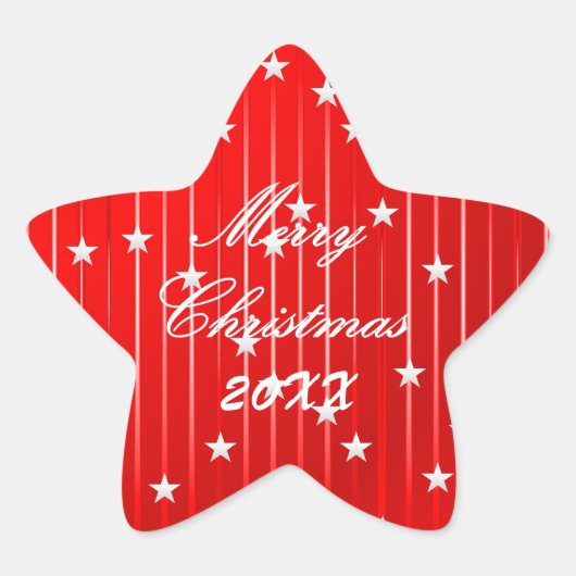 Beメリー and Shine Brightはがき 星シール (正面)