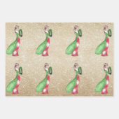 BEラッメリープ紙シート ラッピングペーパーシート (正面)