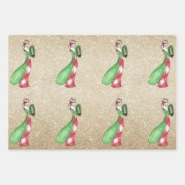 BEラッメリープ紙シート ラッピングペーパーシート