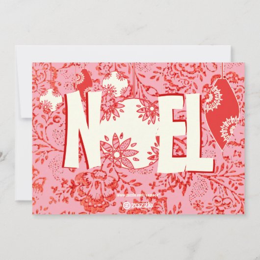 Beヴィンテージメリーフローラプリント家族写真 シーズンカード (裏面)