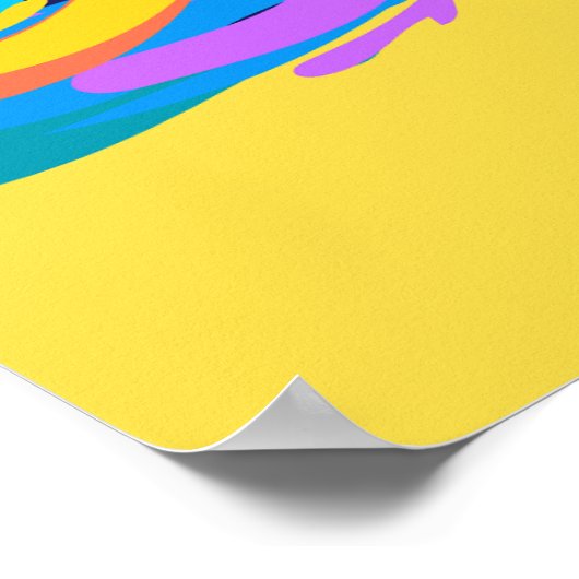 Be前向き、セルフやる気を起こさせる引用文: ポスター (角)