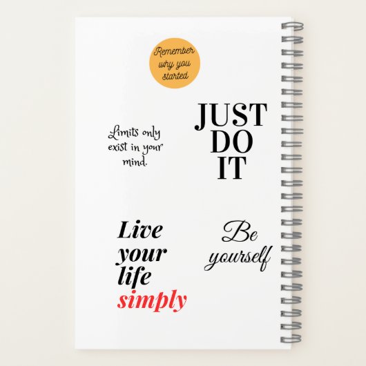 Be前向き ノートブック (裏面)