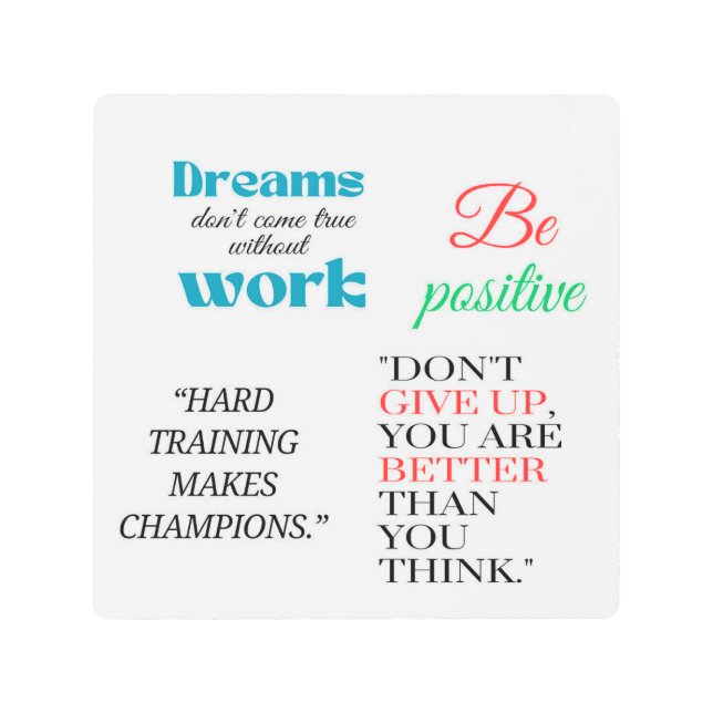 Be前向き メタルプリント (正面)