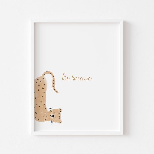 Be引用文アニマルプリント ポスター