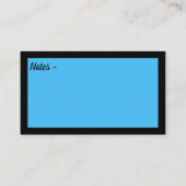 Be最高の The Version of You引用文Blue Black 名刺 (裏面)