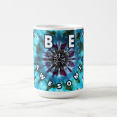 Be素晴らし絞り染めデザイン コーヒーマグカップ (中央)