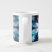 Be素晴らし絞り染めデザイン ジャンボコーヒーマグカップ (裏面)