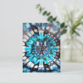 Be素晴らし絞り染めデザイン ポストカード (スタンド正面)