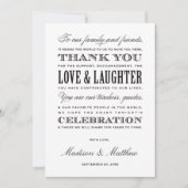 Be結婚した |披露宴サンキューカード サンキューカード (正面)