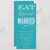 & BE結婚した|結婚式招待状スタイル2 招待状 (正面/裏面)