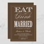 & BE結婚した|結婚式招待状 招待状 (正面/裏面)