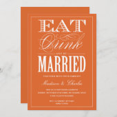 & BE結婚した|結婚式招待状 招待状 (正面/裏面)