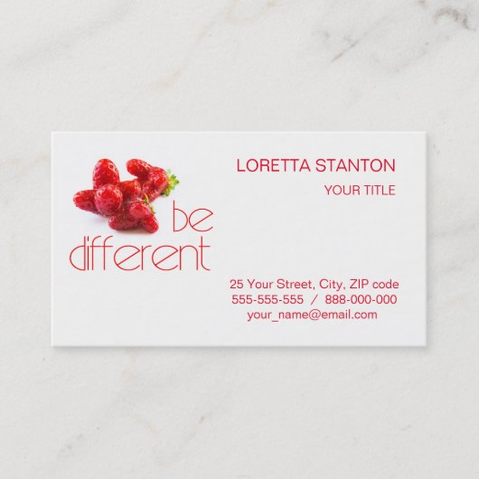 Be違う 名刺 (正面)