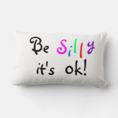 Be間抜け It's ok – アメリカのMoJo腰枕 ランバークッション (裏面)