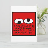 Be風変わり サンキューカード (スタンド正面)