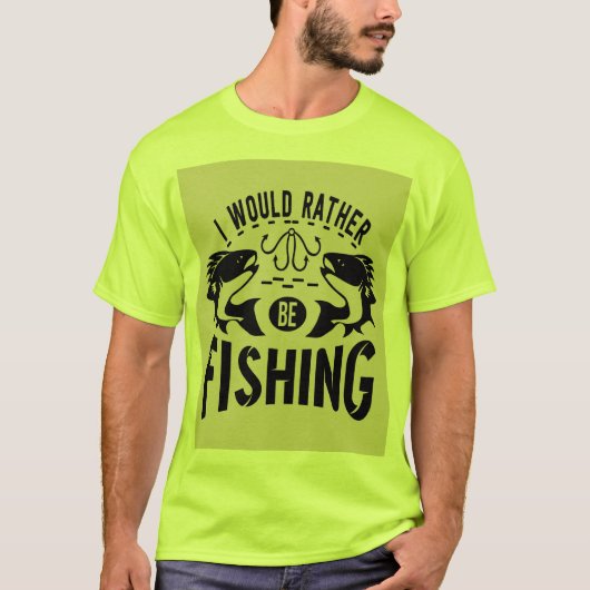 Be魚釣りメンズTシャツ – Angler Gift Tee Tシャツ (正面)
