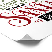 Be いけな救 Santa The Tripクリスマス引用文 ポスター (角)