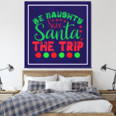 Be いけな救 Santa The Trip-81634 キャンバスプリント (インサイチュ (寝室))
