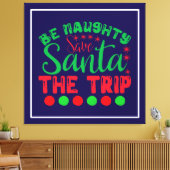 Be いけな救 Santa The Trip-81634 キャンバスプリント (インサイチュ (リビング))