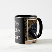 Be。の。キャット.-黒 マグカップ (正面右)