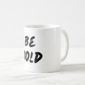 Be はっきりした コーヒーマグカップ (正面右)