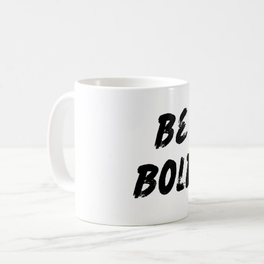 Be はっきりした コーヒーマグカップ (正面左)