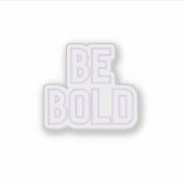 Be はっきりした シール (正面)