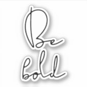 Be はっきりした シール (正面)