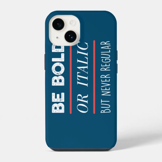 Be はっきりした iPhoneケース (裏面)