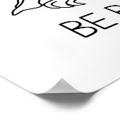 Be はっきりした Today – ポスタやる気を起こさせるー ポスター (角)