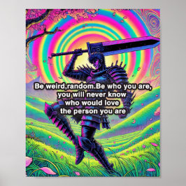 「Be はっきりした, You」マットポスタ高品質ー紙 ポスター