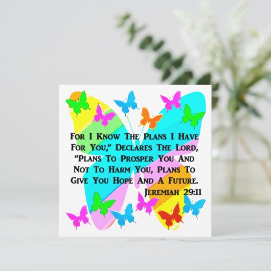 BE インスパイア JEREMIAH 29:11 招待状 (スタンド正面)