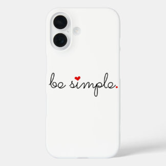 Be シンプルPeace iPhone 16ケース