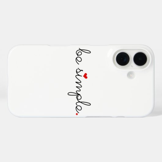 Be シンプルPeace Case-Mate iPhoneケース (裏面 (横))