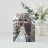 「Be」メリータイポグラフィエレガント写真 シーズンポストカード (スタンド正面)