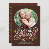 Be メリー Holidayフォトカード シーズンカード (正面/裏面)