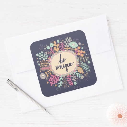 Be ユニーク スクエアシール (封筒)