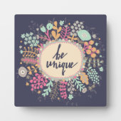 Be ユニーク フォトプラーク (正面)