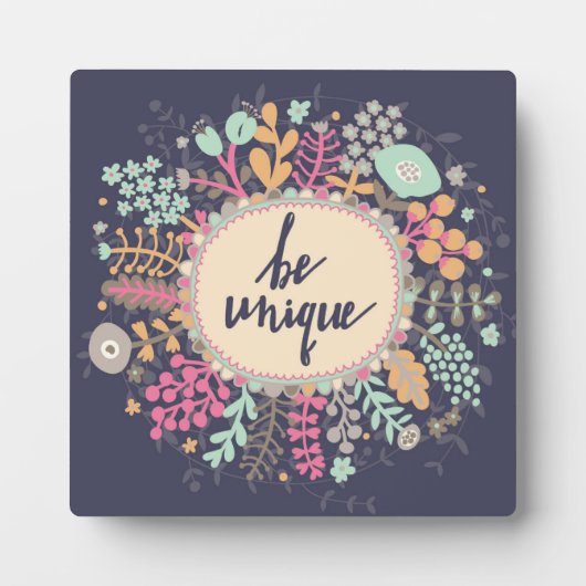 Be ユニーク フォトプラーク (正面)