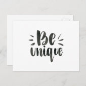 BE ユニーク ポストカード (正面/裏面)