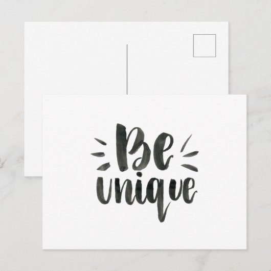 BE ユニーク ポストカード (正面/裏面)