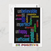 Be 前向き ポストカード (正面/裏面)