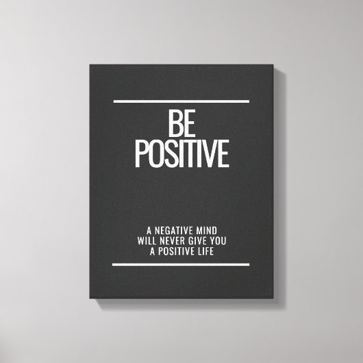 Be 前向き Canvas Print - モダン Wall art キャンバスプリント (正面)